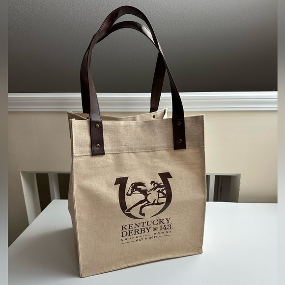 Kentucky Derby Churchill Downs 2017 Race 143rd Tote Bag Coated Canvas